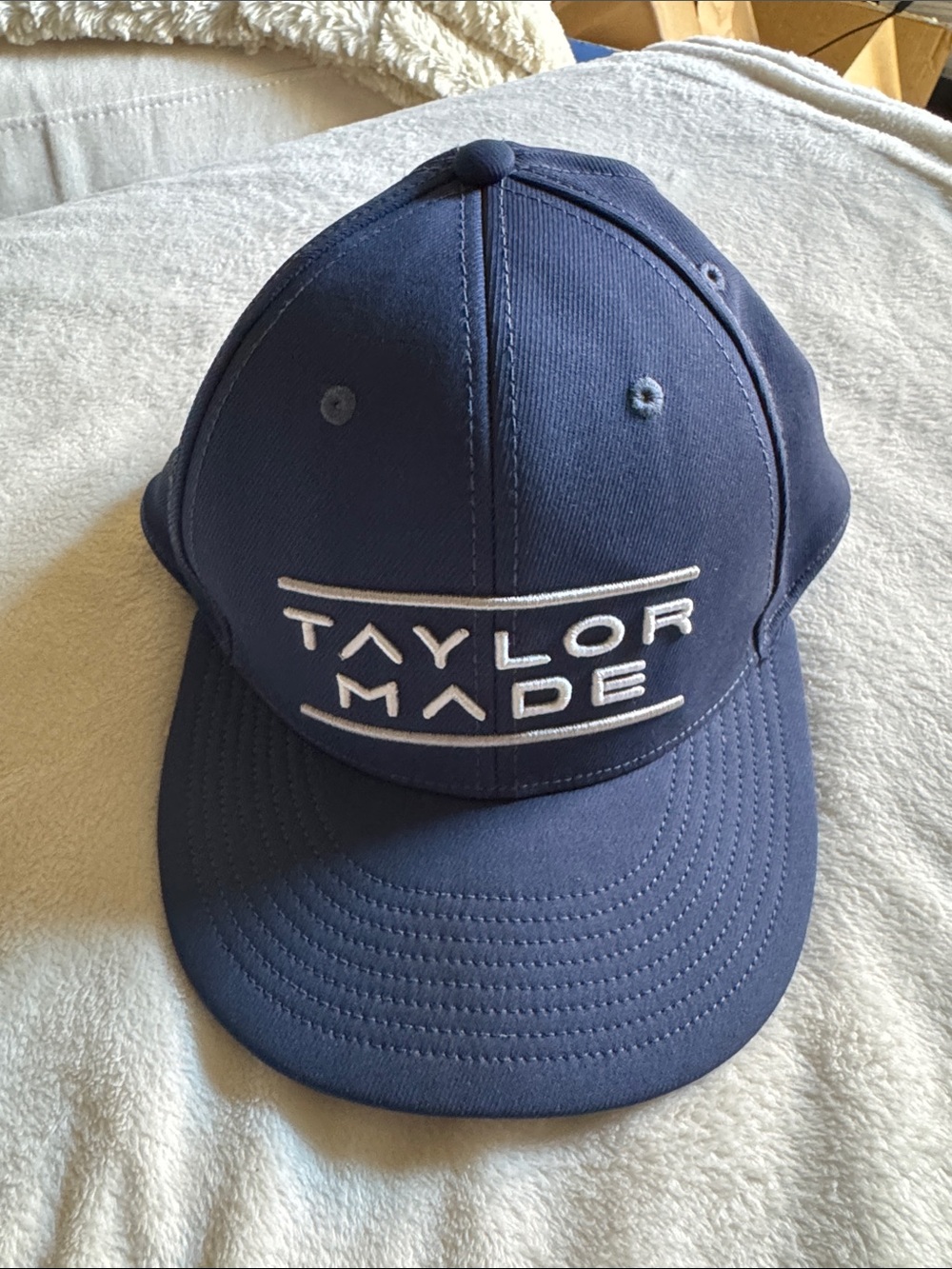 TaylorMade Lifestyle Flatbill “7NINE” Hat Navy Blue Golf Cap Snapback NWOT